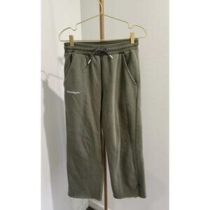 Bearded goat overnight sweatpants, olive green joggers women’s‎ size small